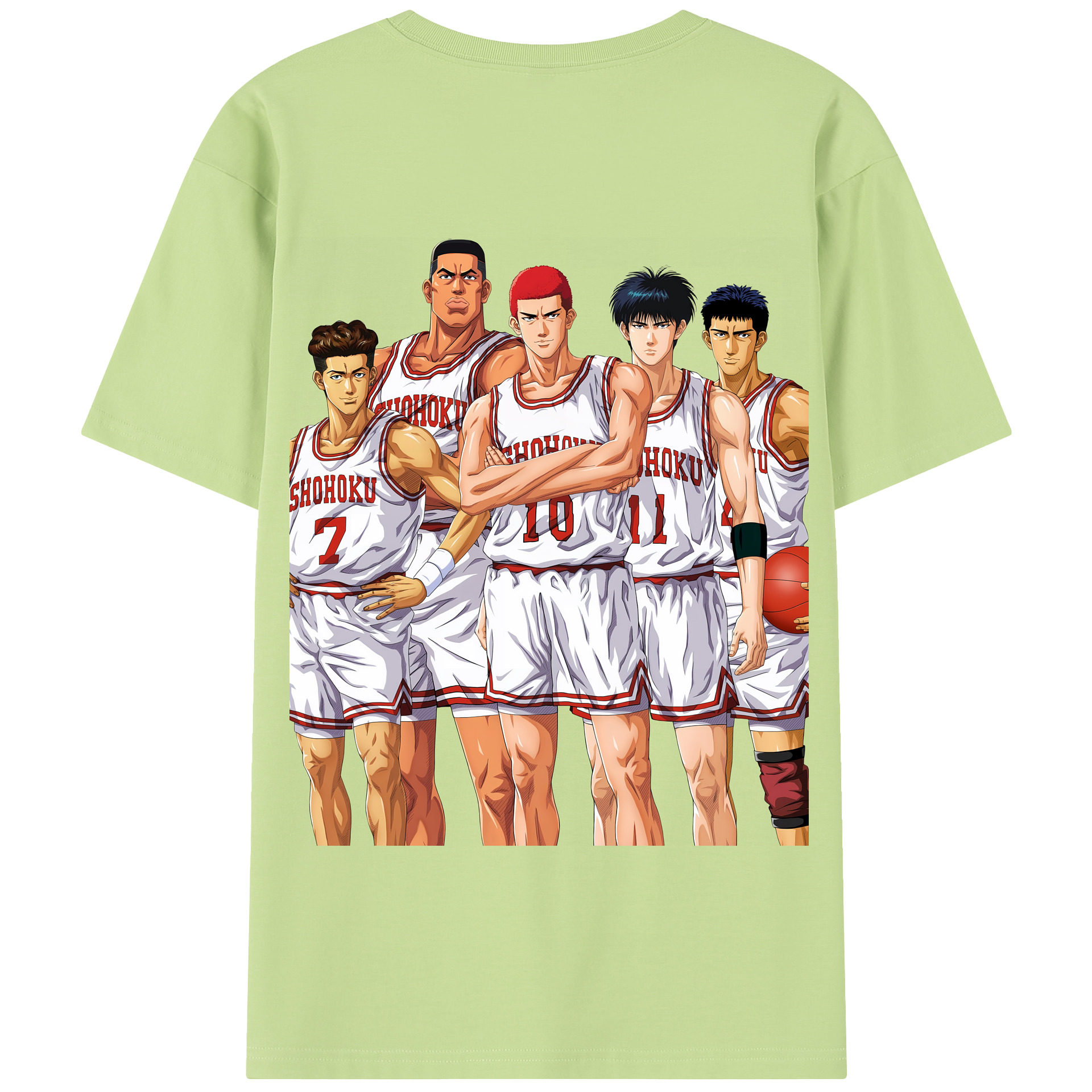 （画像用） SLAM DUNK／スラムダンク 綿100％半袖Tシャツ（背面プリント）